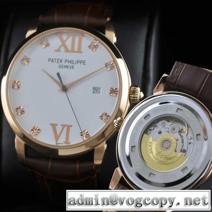 自動巻き スイスムーブメント  男性用腕時計 patek philippe philippe パテックフィリップ  メンズ腕時計